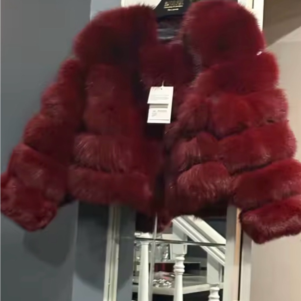 Luxurious Red Fox Fur Jacket